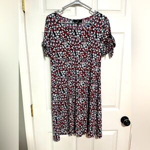 Floral Short Sleeve Dress